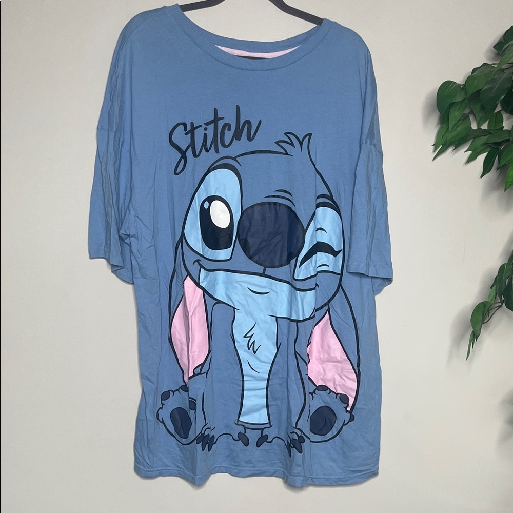 Disney Stitch Blue Nightgown T-Shirt